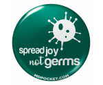 Spread Joy not Germs Pinback Button